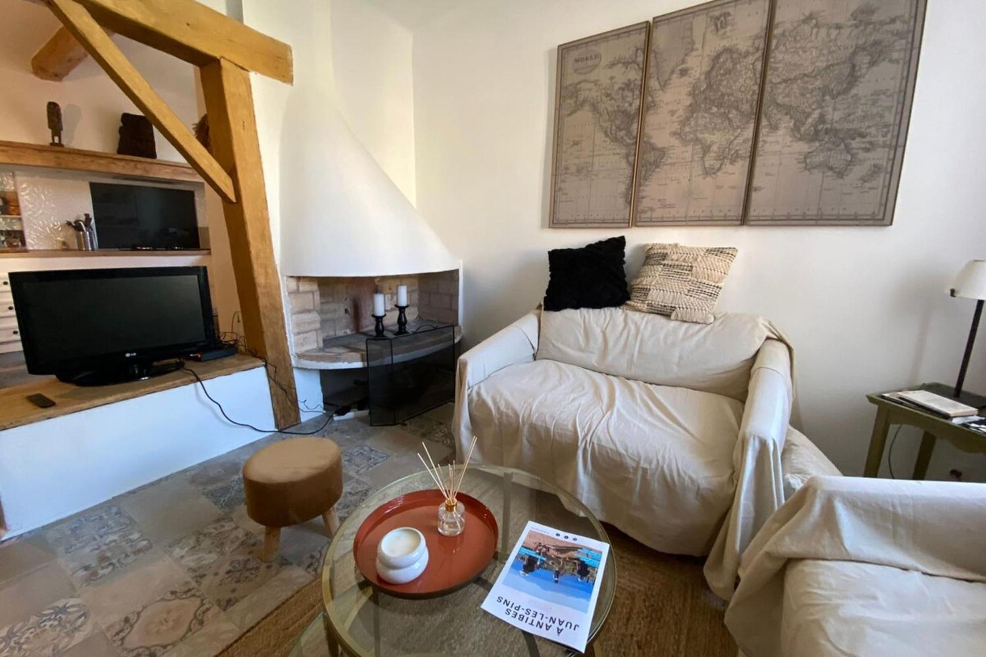 Апартаменты 06M - Old Antibes Beautiful Duplex Terrace With Sea View Экстерьер фото